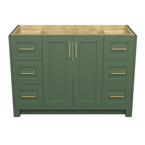 Ogonbrick Bathroom Vanity Base Solid Wood 48'' Single Bathroom Vanity ...